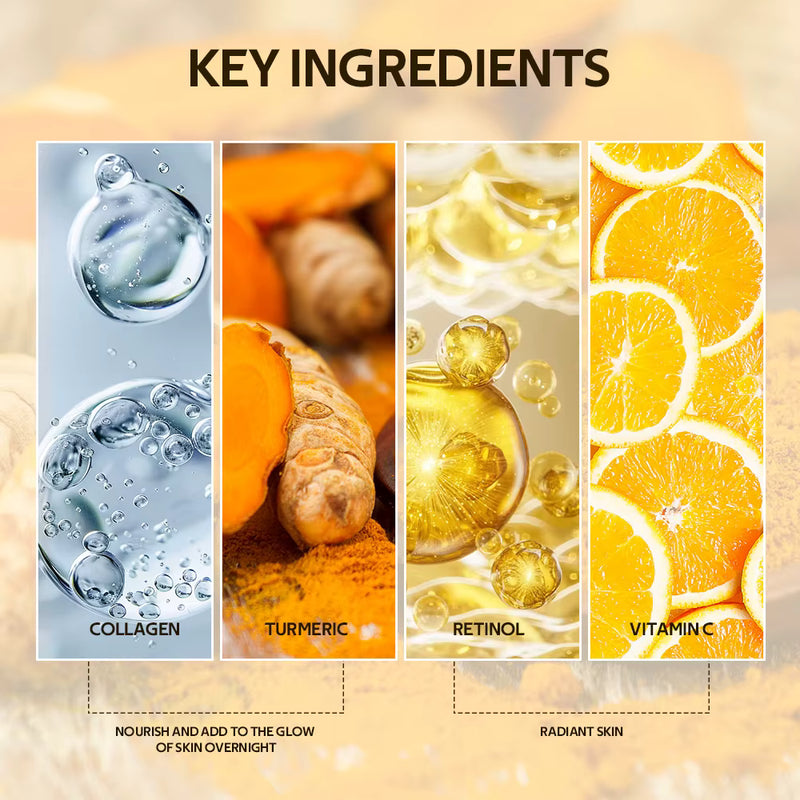 GoldVeil™ Kojic Acid & Turmeric Night Wrapping Mask