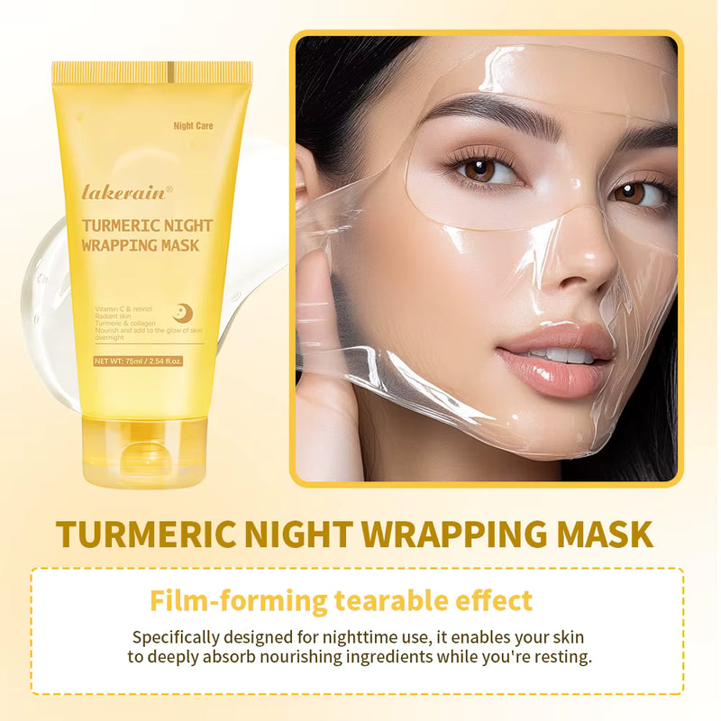 GoldVeil™ Kojic Acid & Turmeric Night Wrapping Mask