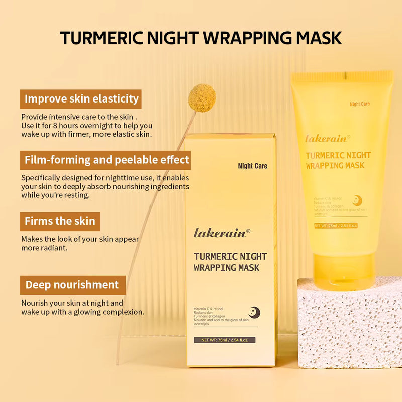 GoldVeil™ Kojic Acid & Turmeric Night Wrapping Mask