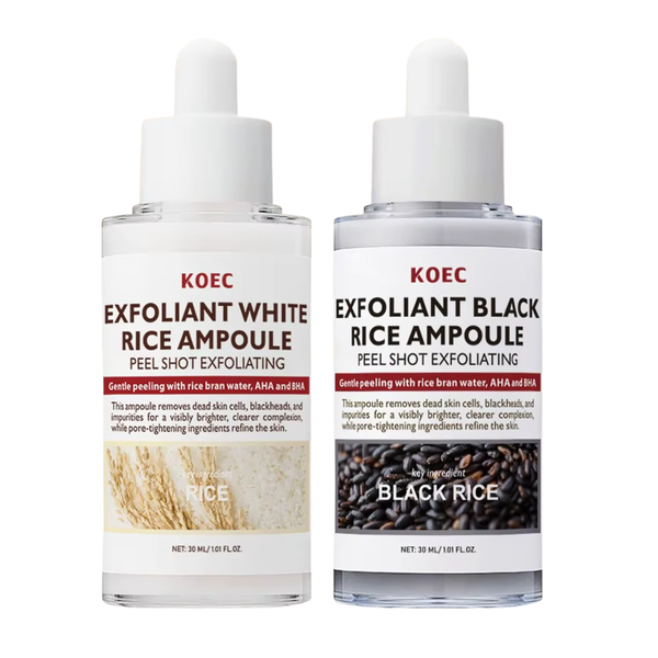 GrainPeel™ Dual Rice Exfoliating Ampoule Duo
